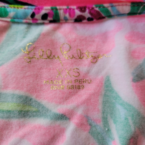 EUC Lilly Pulitzer Finn Top Size XXS - Picture 5 of 6
